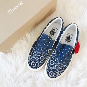 Vans Madewell classic slip on sneaker size 9.5